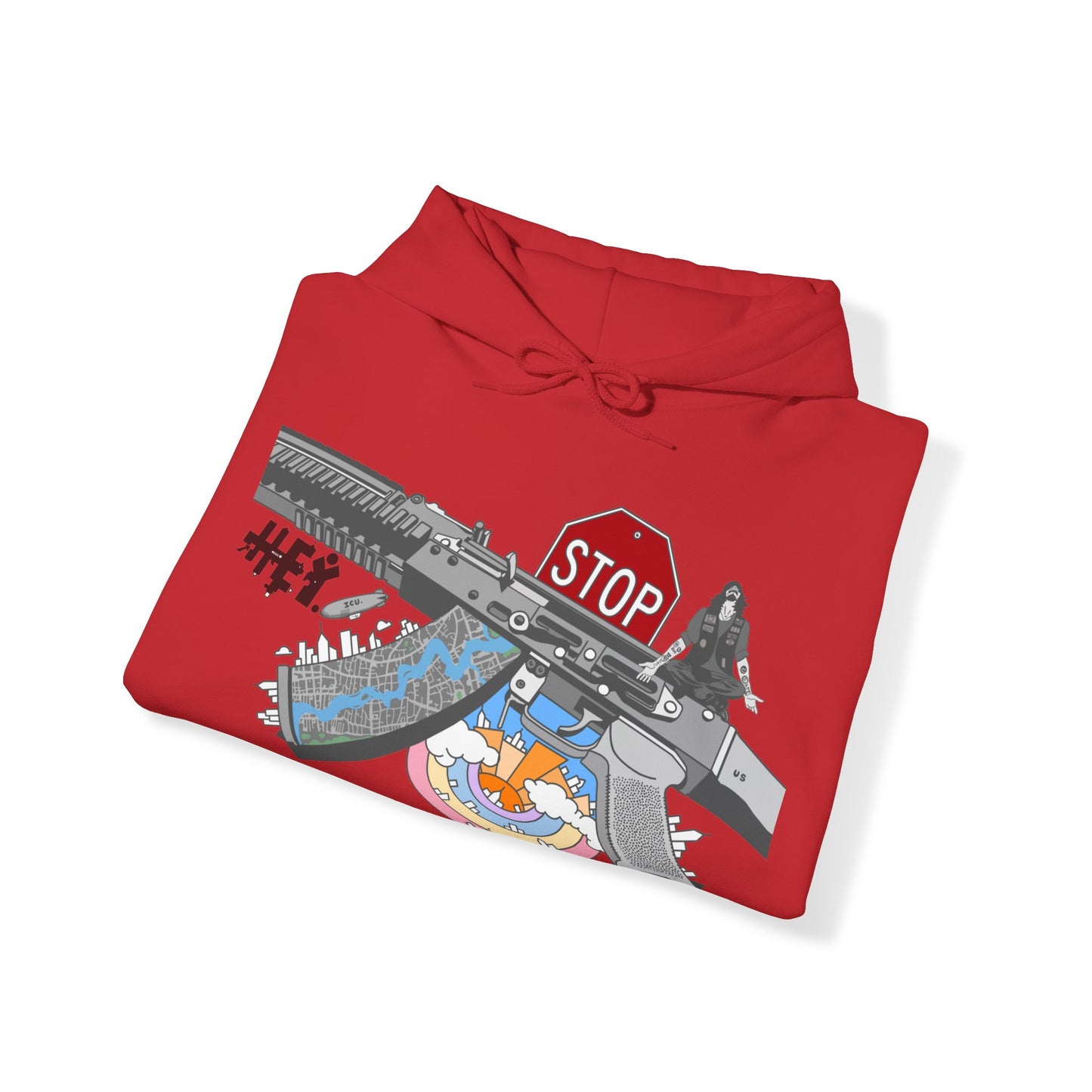 "Just Stop" Unisex Heavy Blend™ Hooded Sweatshirt