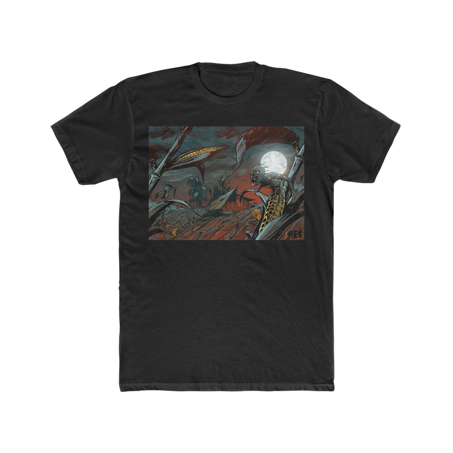 Hey-Husk" Men's Cotton Crew Tee