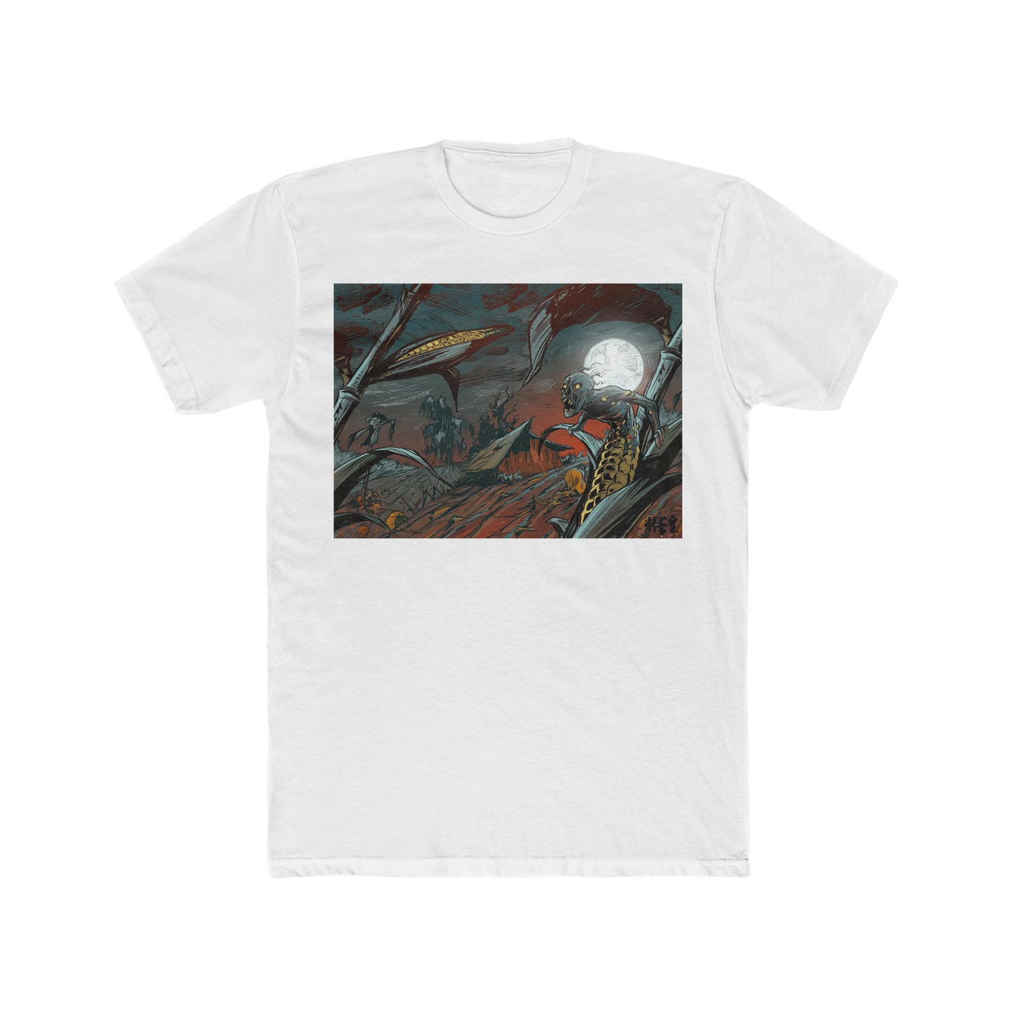 Hey-Husk" Men's Cotton Crew Tee