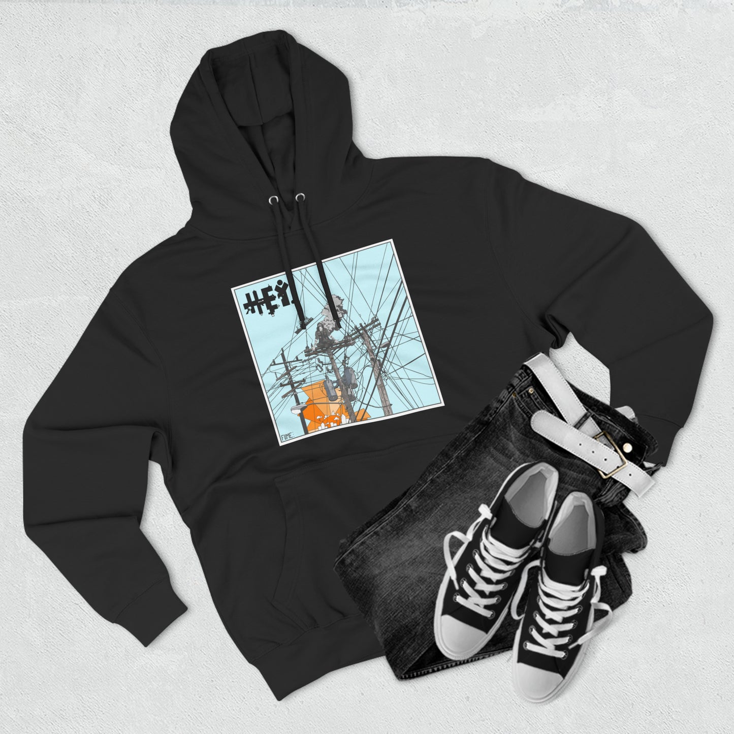 "Self-Immo" by Sietch Ramshackle Unisex Premium Pullover Hoodie