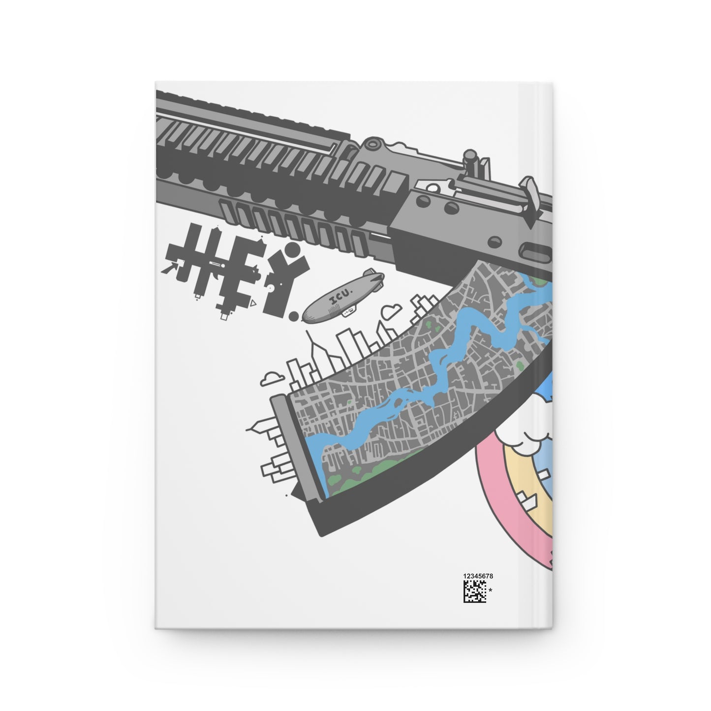 "Just Stop" Hardcover Journal Matte