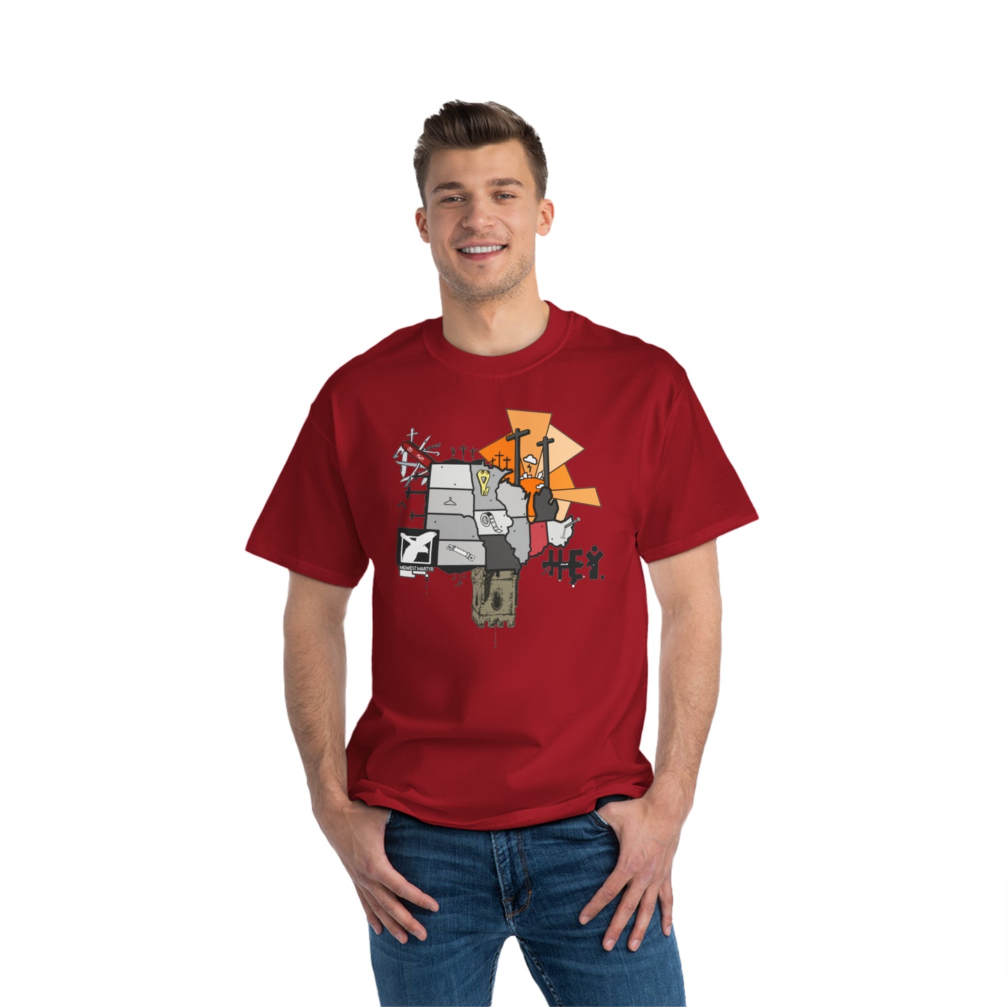 "Midwest Martyr" Beefy-T® Short-Sleeve T-Shirt