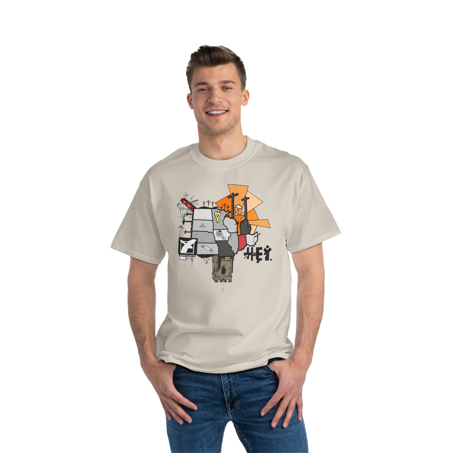 "Midwest Martyr" Beefy-T® Short-Sleeve T-Shirt
