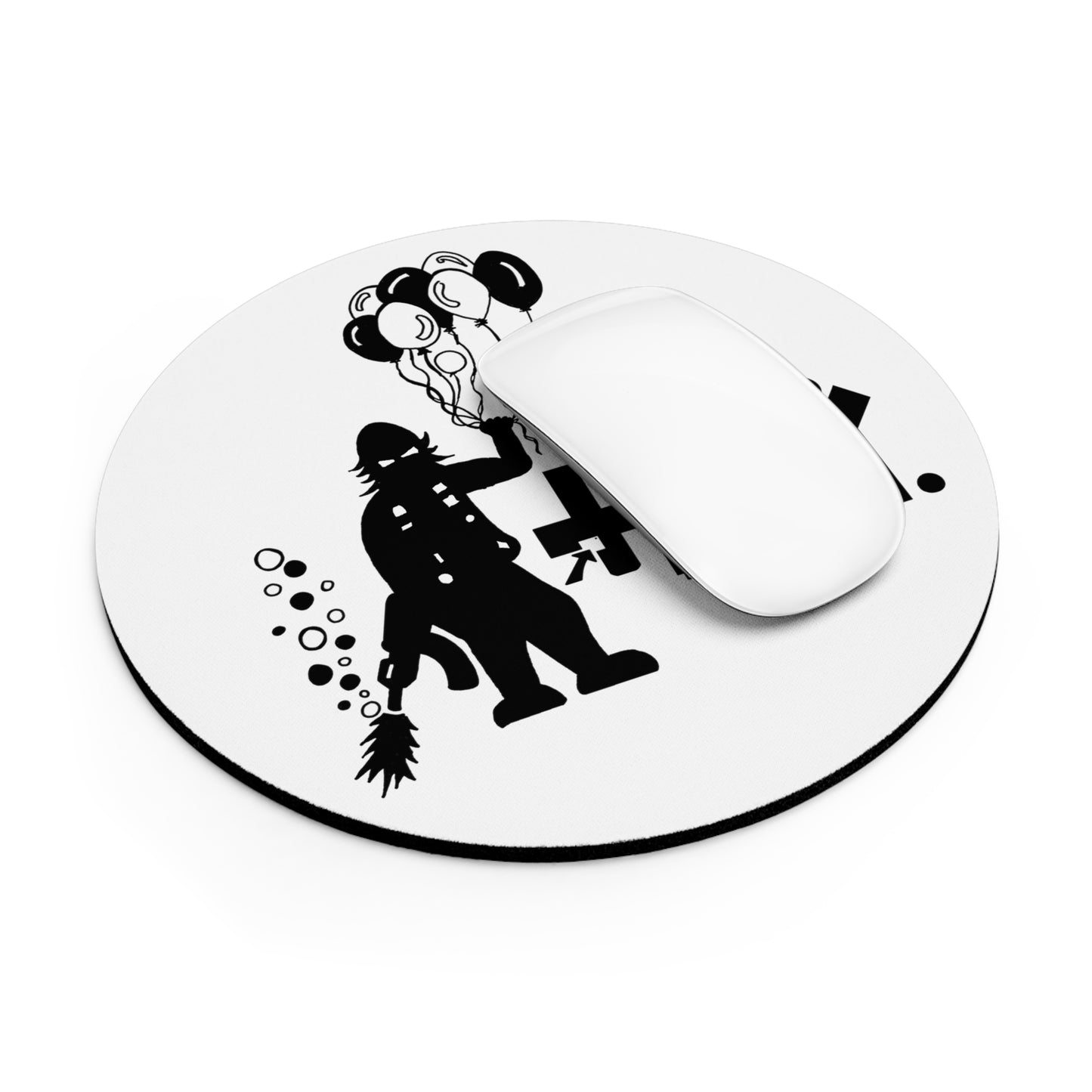 Hey. Brand Balloon Logo Mouse Pad