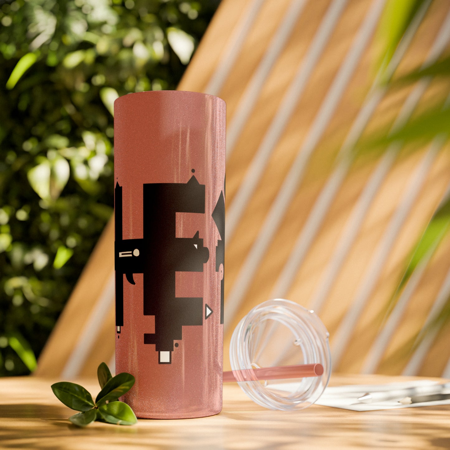 Skinny Tumbler with Straw, 20oz