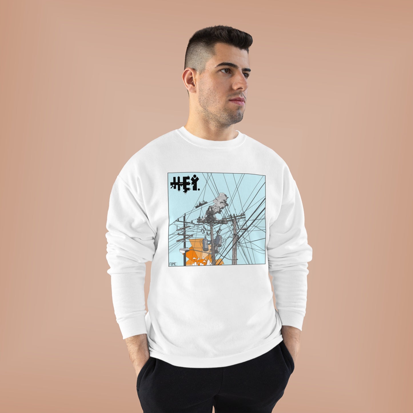 "Self-Immo" by Sietch Ramshackle Unisex EcoSmart® Crewneck Sweatshirt