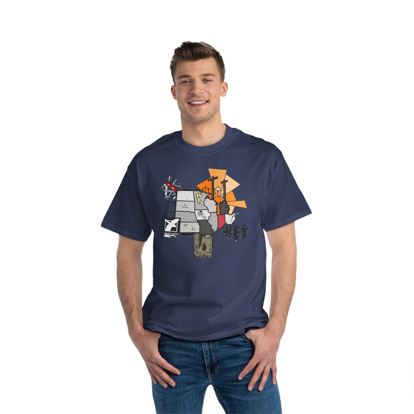 "Midwest Martyr" Beefy-T® Short-Sleeve T-Shirt