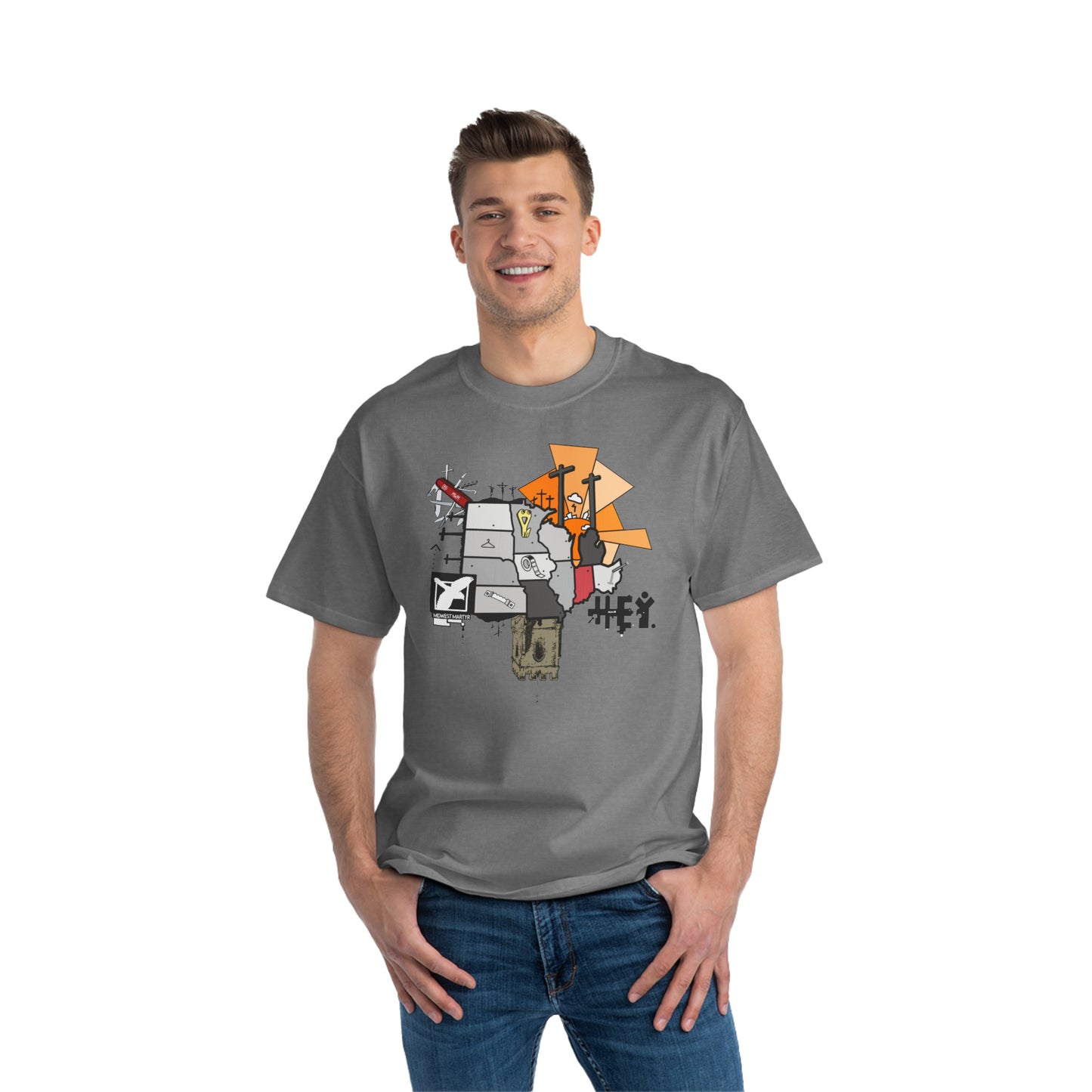 "Midwest Martyr" Beefy-T® Short-Sleeve T-Shirt