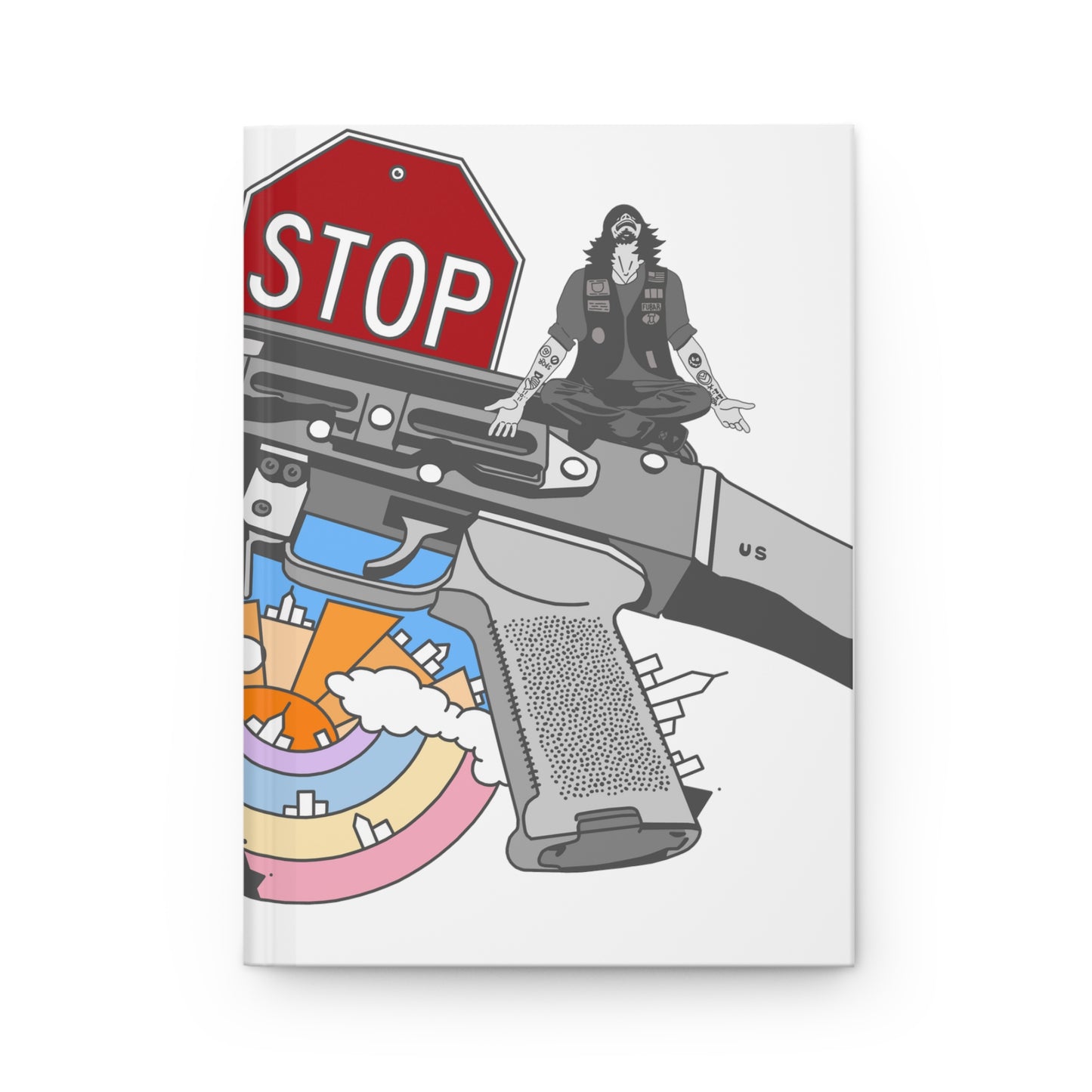 "Just Stop" Hardcover Journal Matte