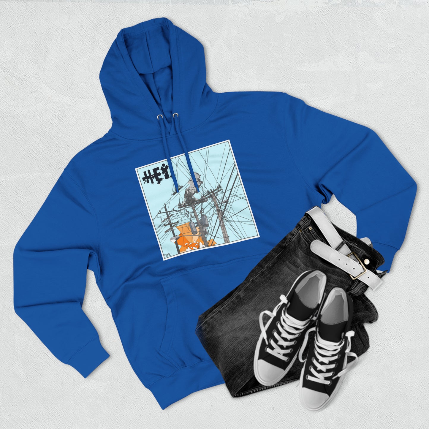 "Self-Immo" by Sietch Ramshackle Unisex Premium Pullover Hoodie