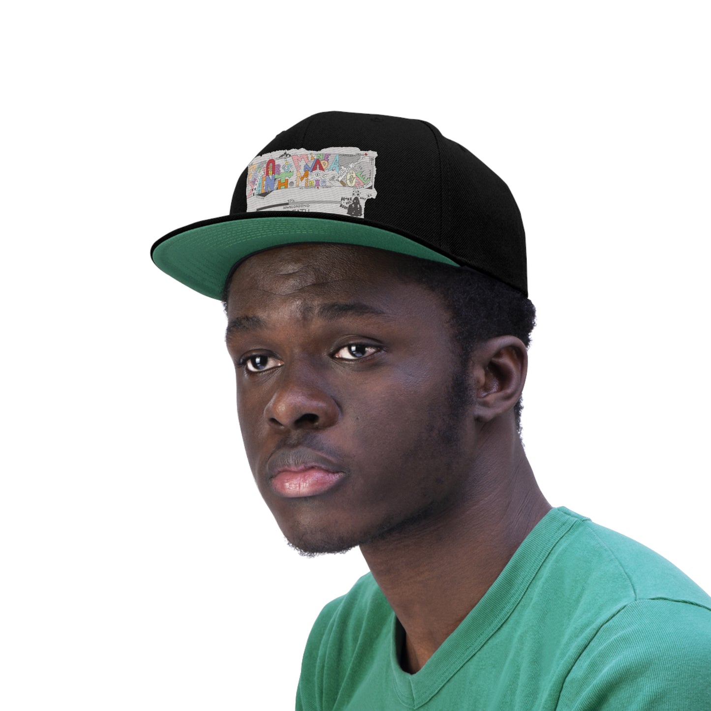 "What's Underneath Is Mine And Mine Alone" Unisex Flat Bill Hat