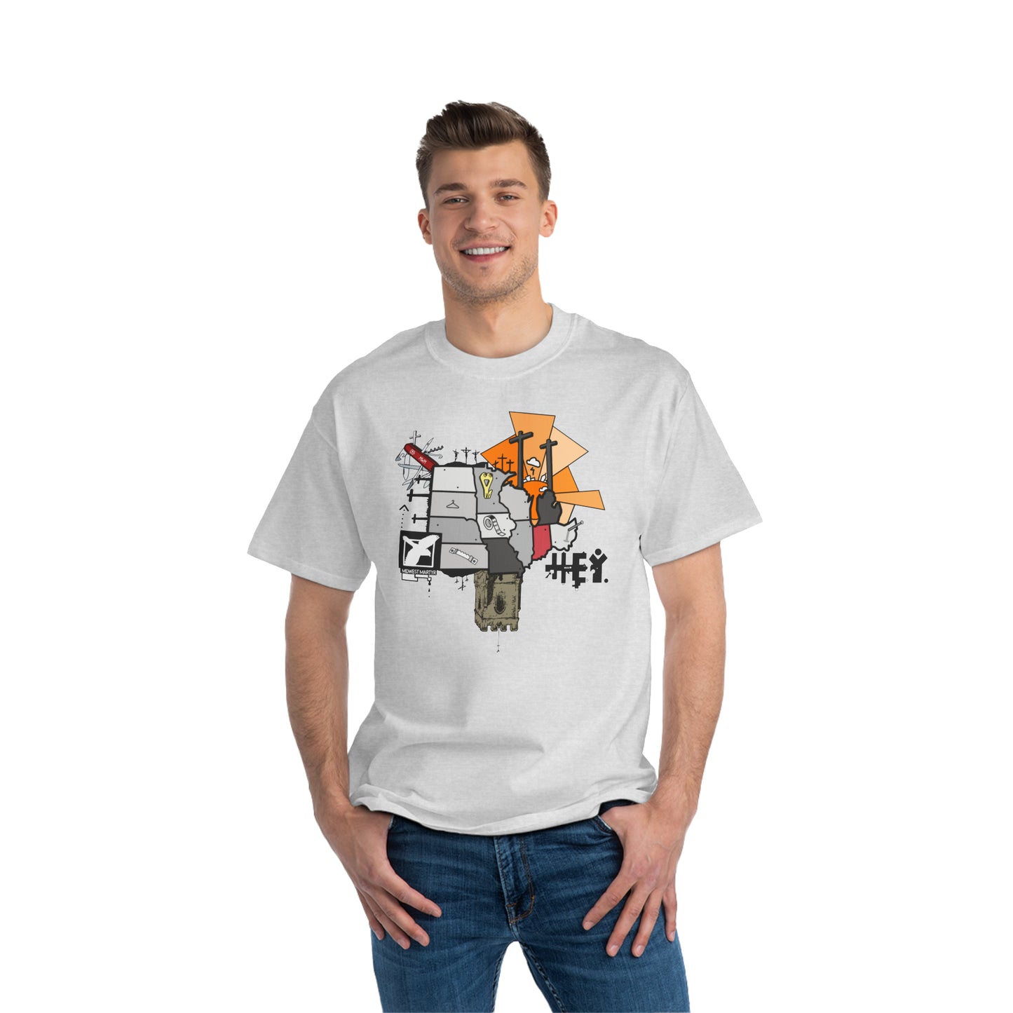 "Midwest Martyr" Beefy-T® Short-Sleeve T-Shirt