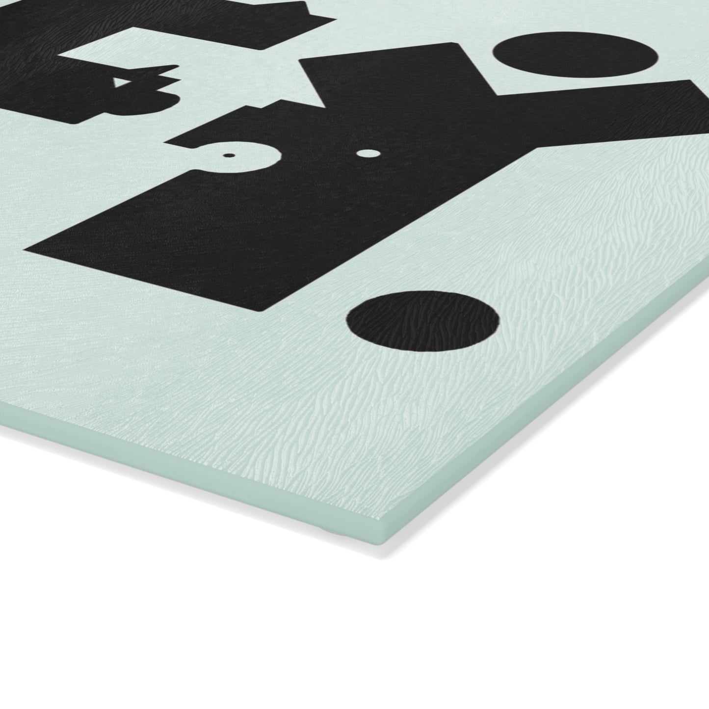 Hey Brand Logo Glass Cutting Board