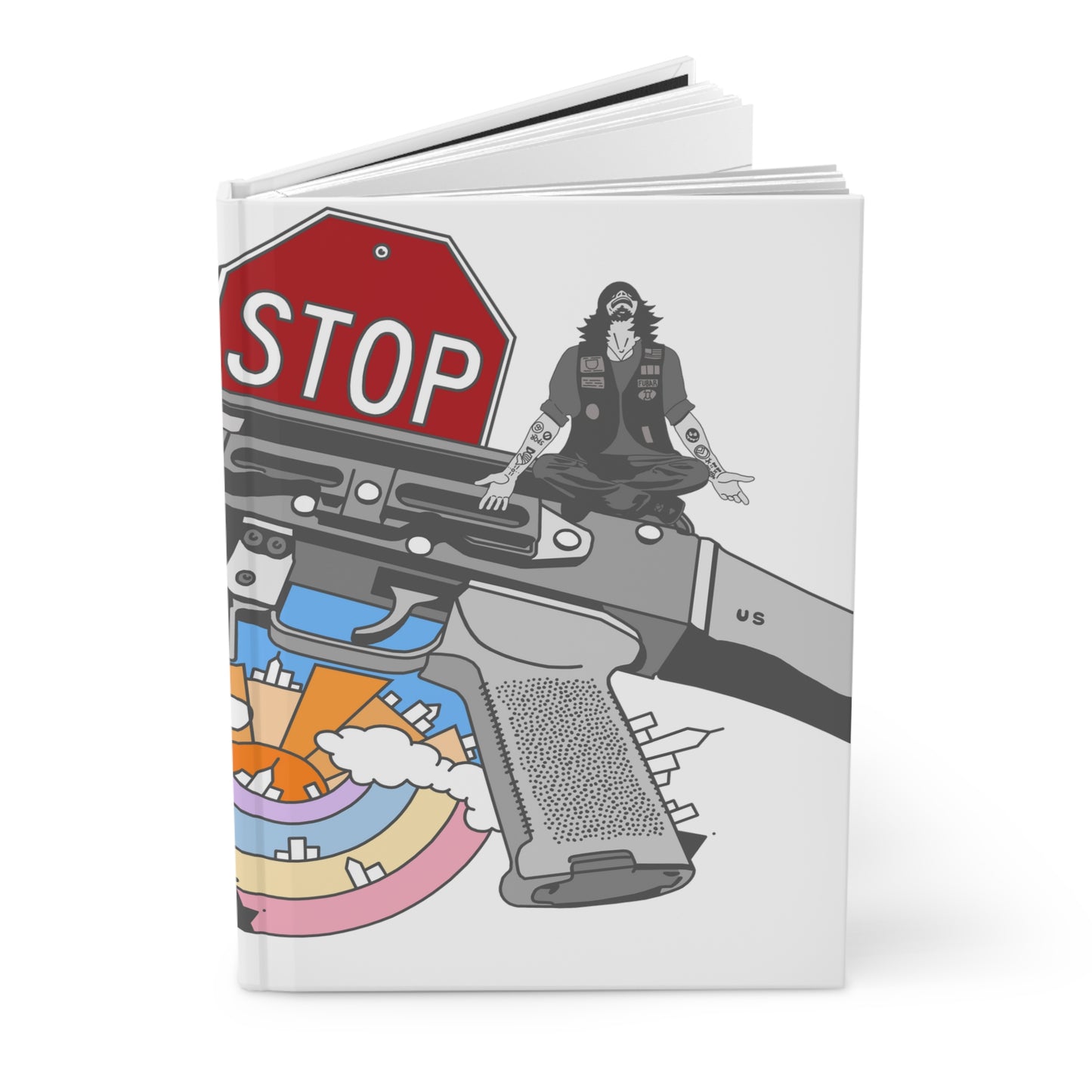 "Just Stop" Hardcover Journal Matte