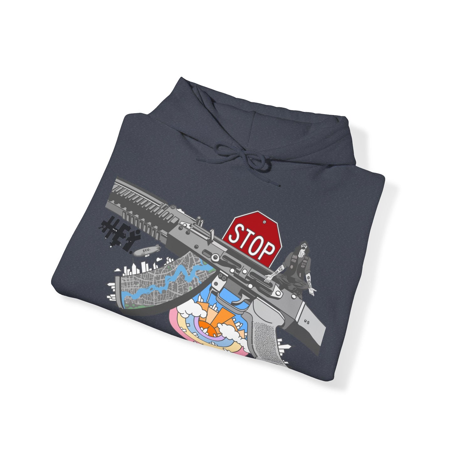 "Just Stop" Unisex Heavy Blend™ Hooded Sweatshirt