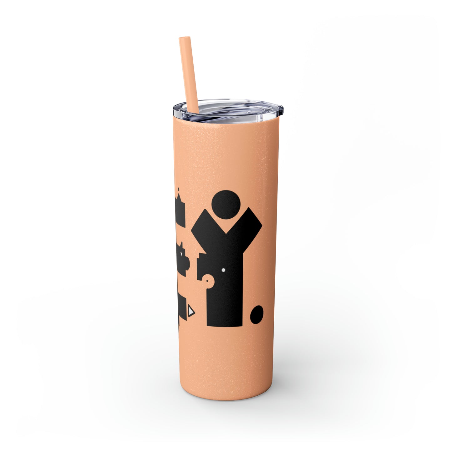 Skinny Tumbler with Straw, 20oz