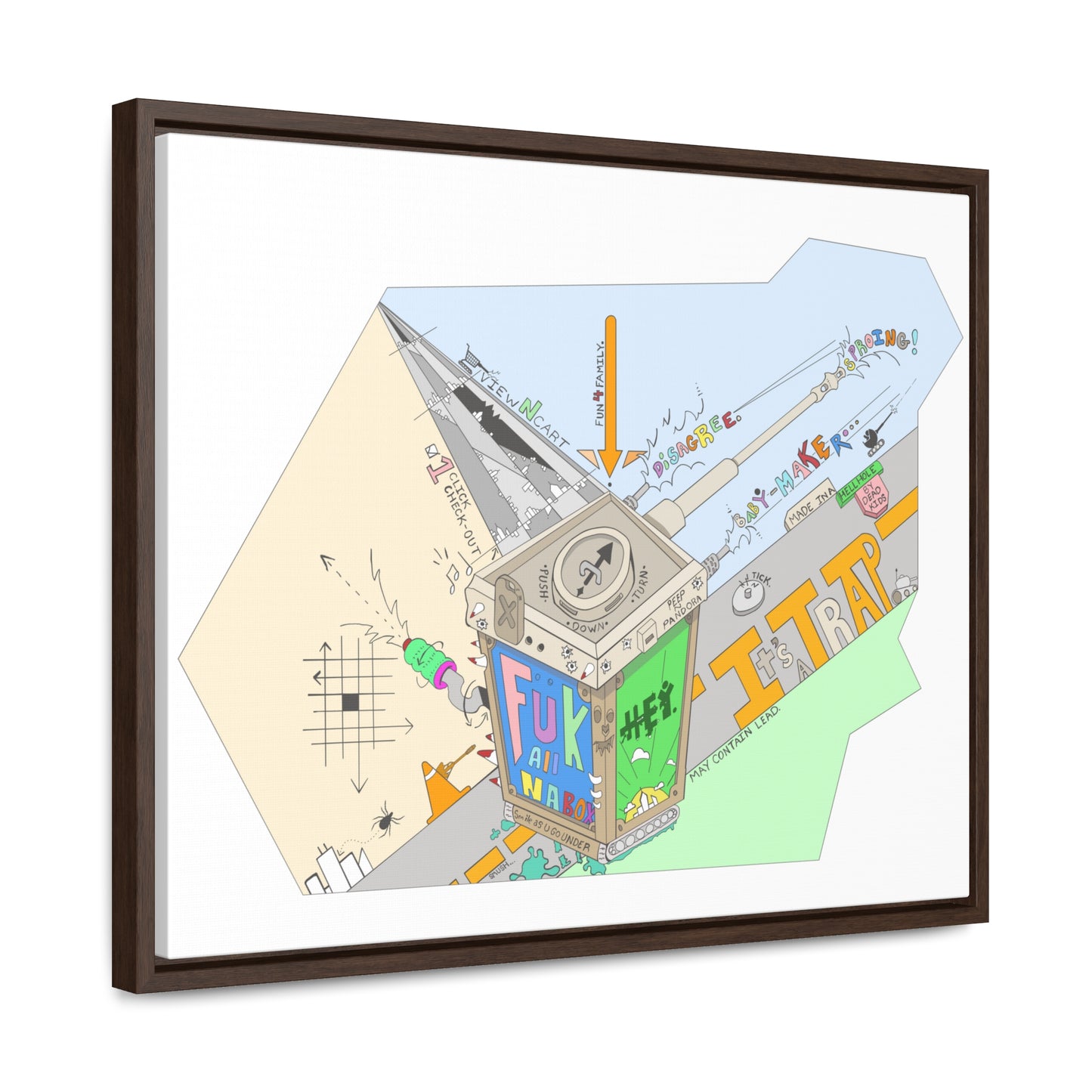 "Baby-Maker" by Sietch Ramshackle Gallery Canvas Wraps, Horizontal Frame