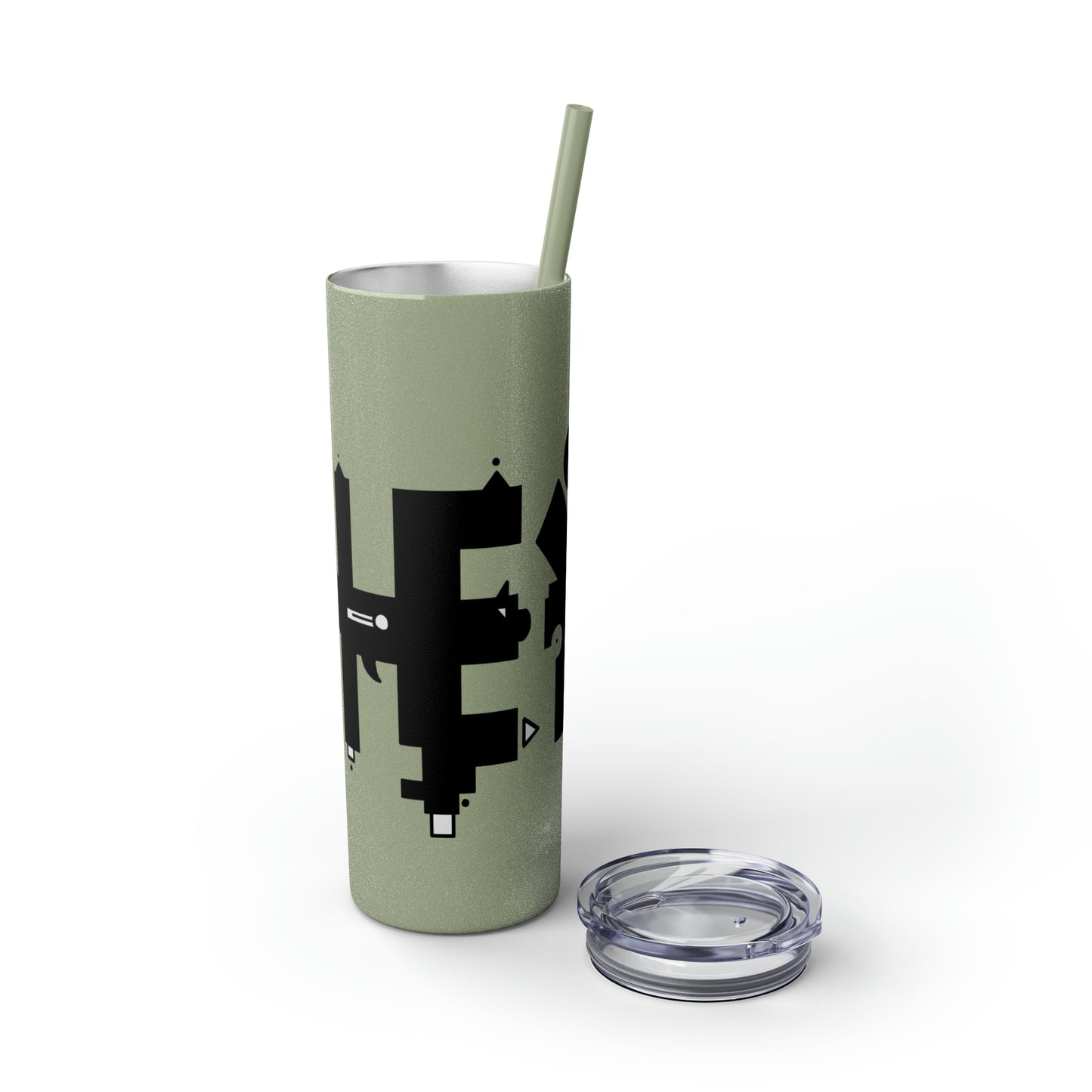 Skinny Tumbler with Straw, 20oz