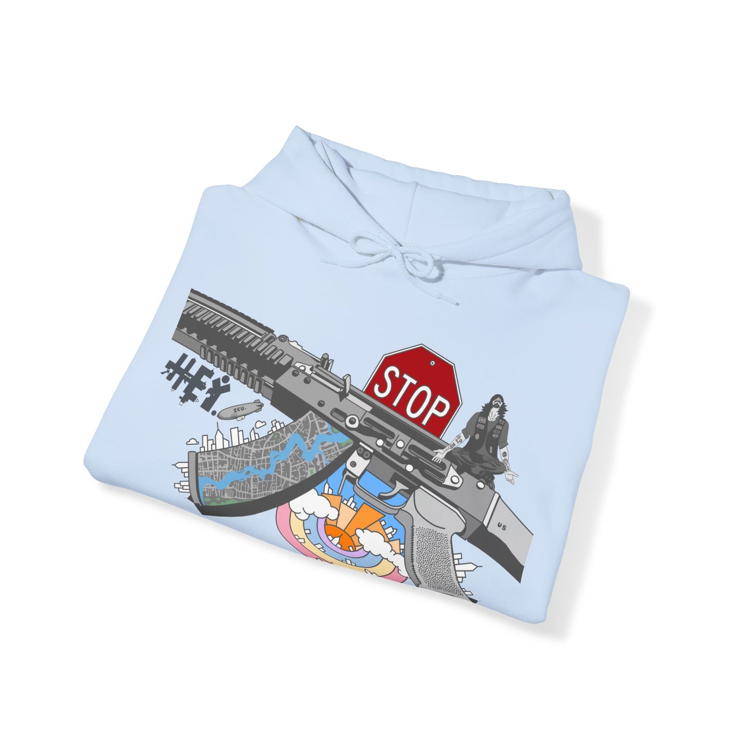 "Just Stop" Unisex Heavy Blend™ Hooded Sweatshirt