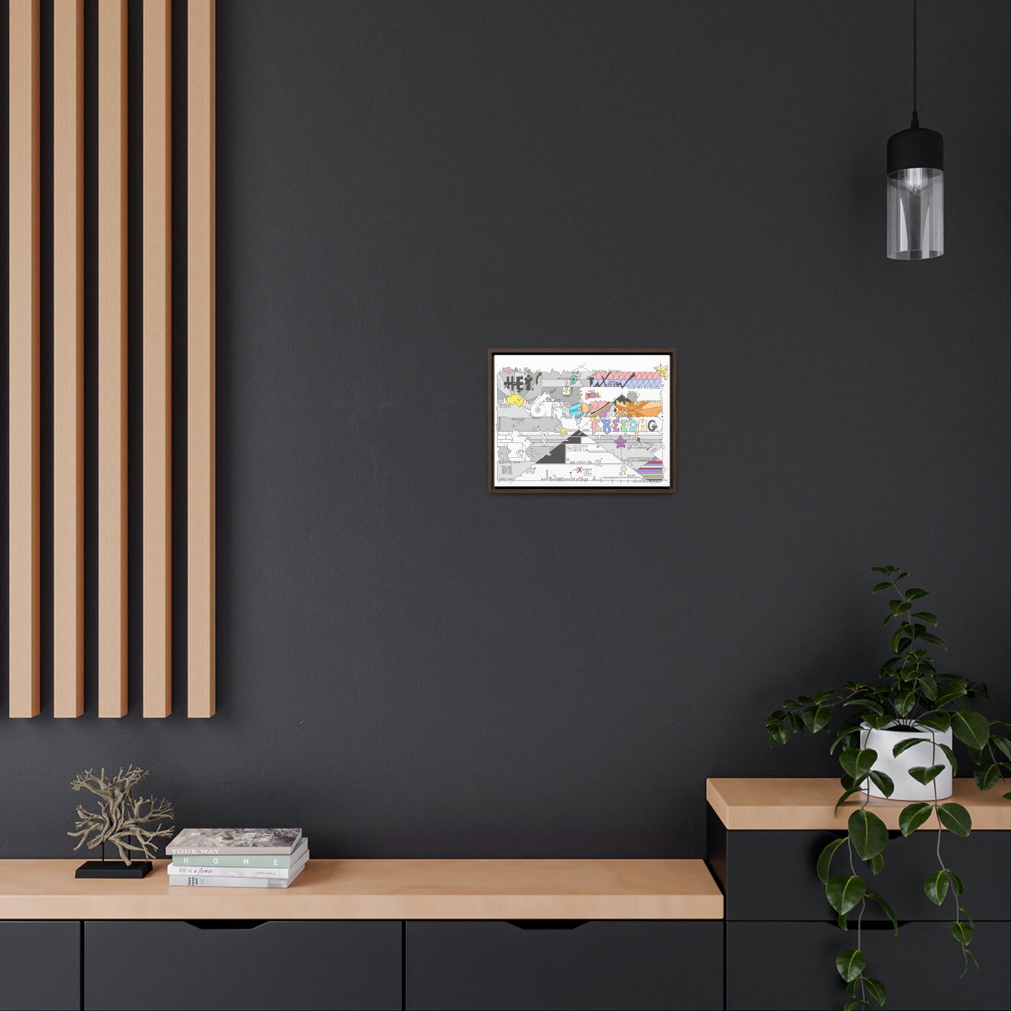 Official Hey. Flag Wall Art now for sale! Gallery Canvas Wraps, Horizontal Frame