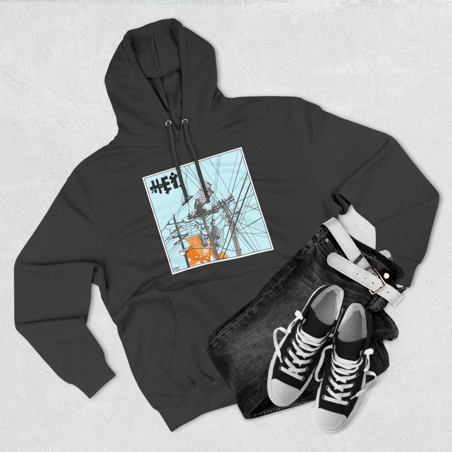 "Self-Immo" by Sietch Ramshackle Unisex Premium Pullover Hoodie