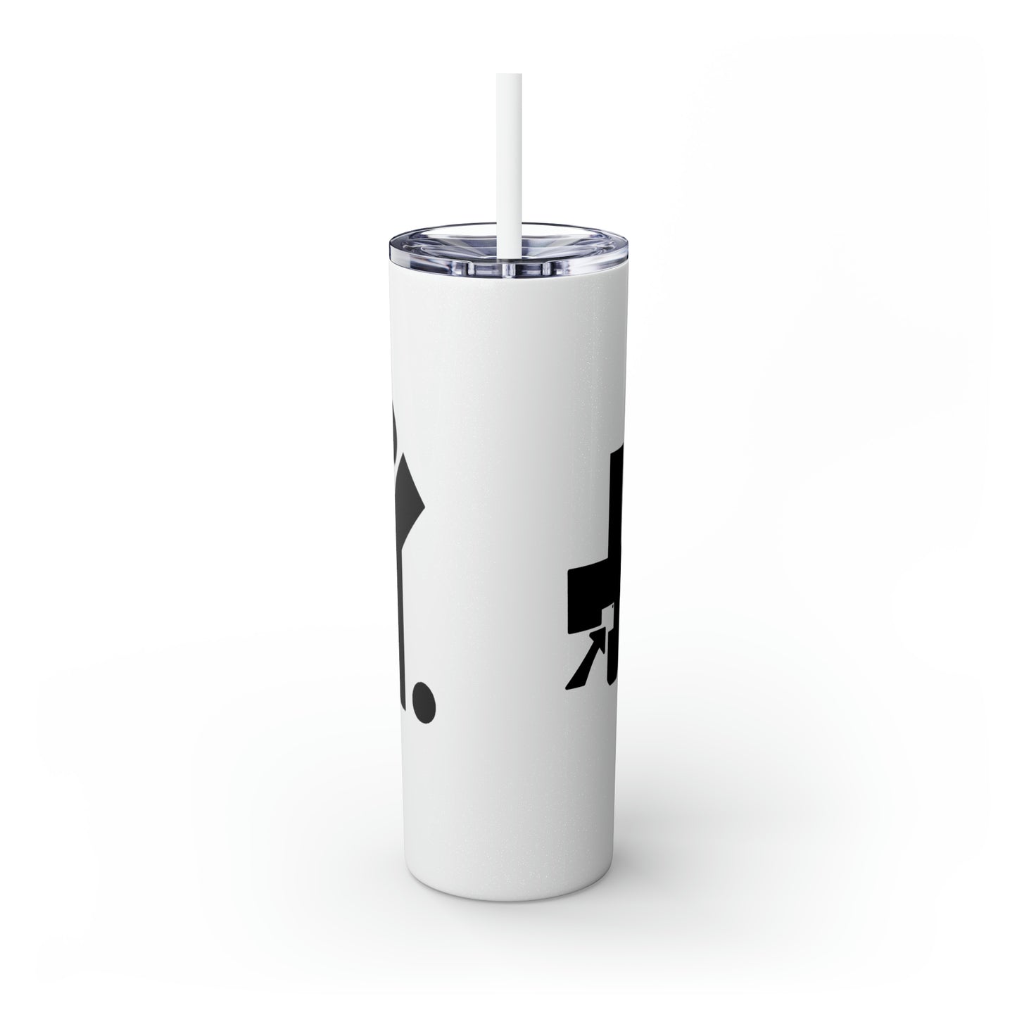 Skinny Tumbler with Straw, 20oz