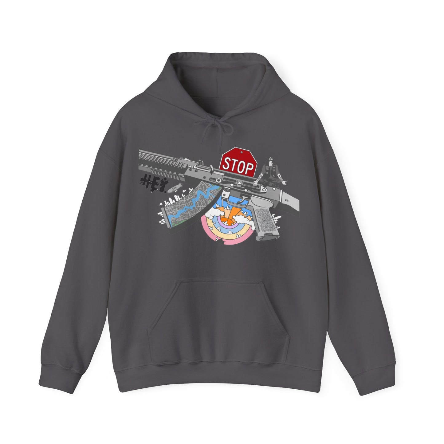 "Just Stop" Unisex Heavy Blend™ Hooded Sweatshirt