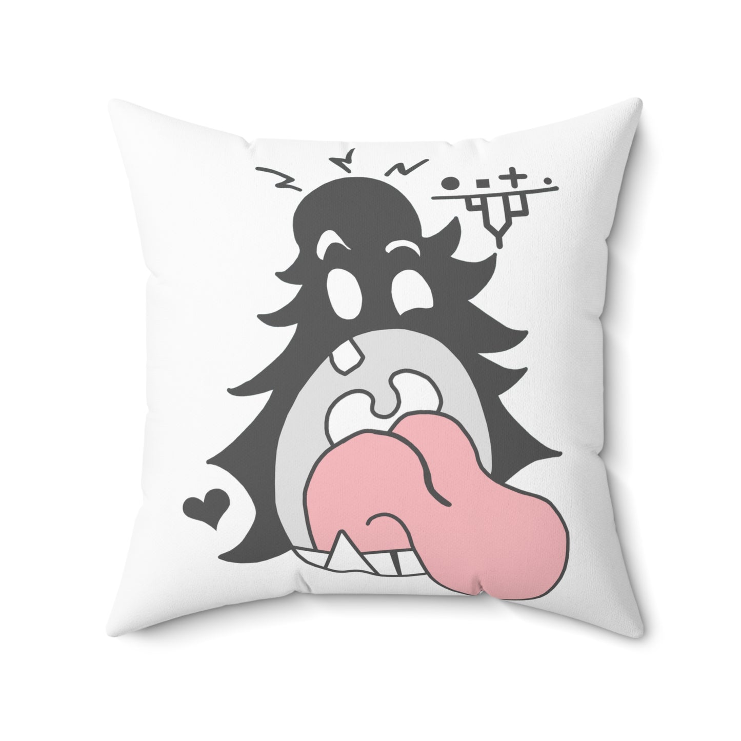 "Molly U-Hauly" Spun Polyester Square Pillow