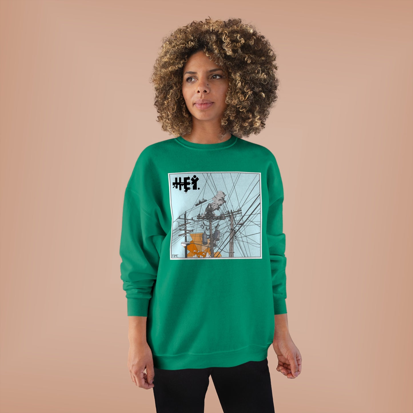"Self-Immo" by Sietch Ramshackle Unisex EcoSmart® Crewneck Sweatshirt
