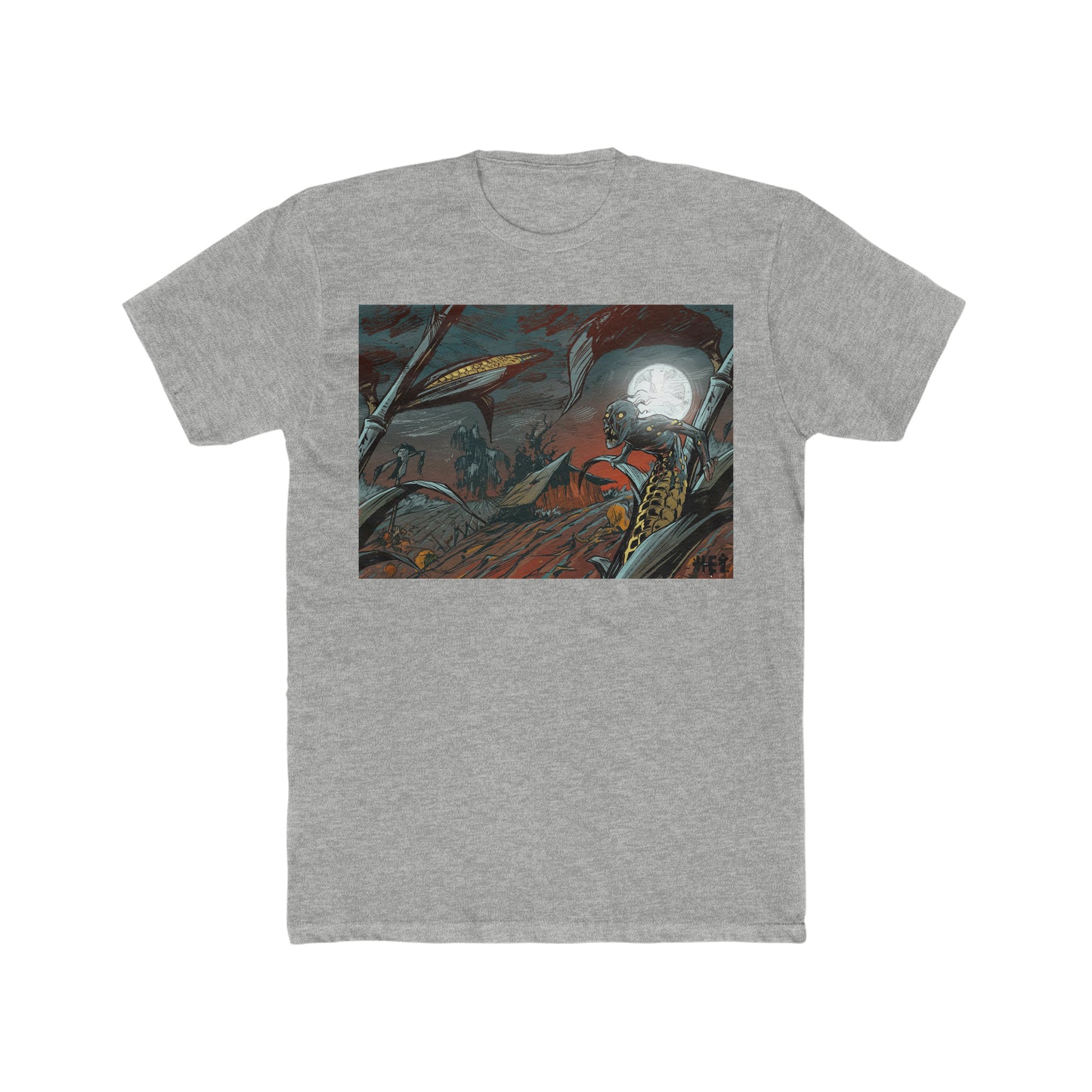 Hey-Husk" Men's Cotton Crew Tee