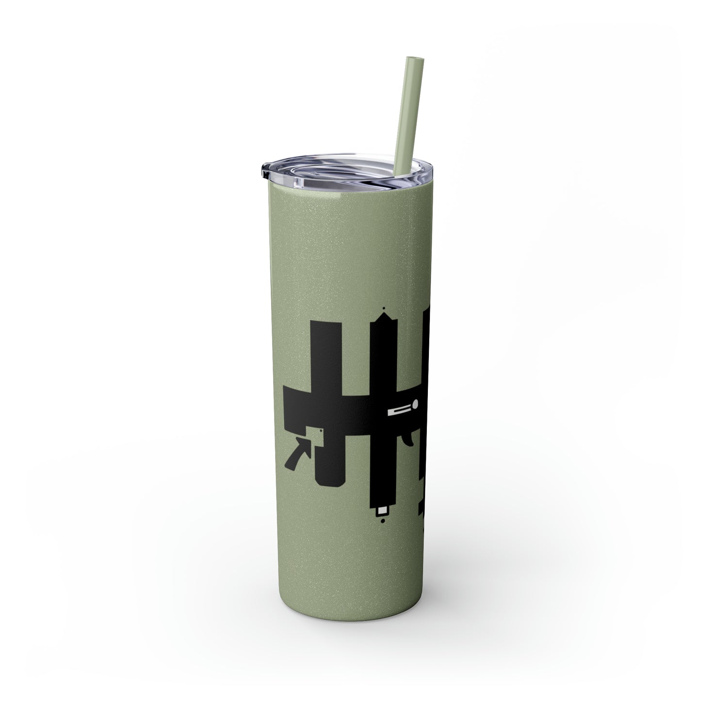 Skinny Tumbler with Straw, 20oz
