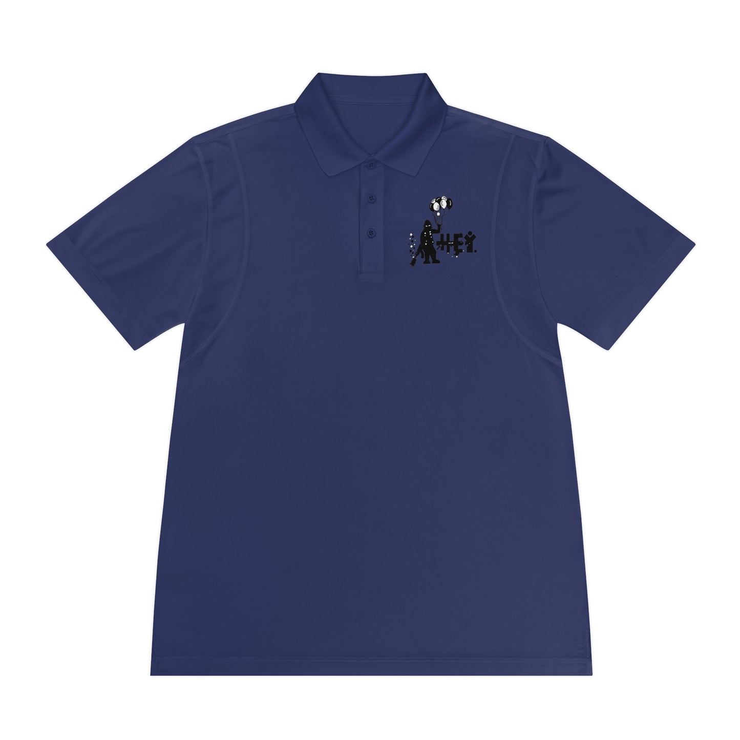 "Hey Balloons" Men's Sport Polo Shirt