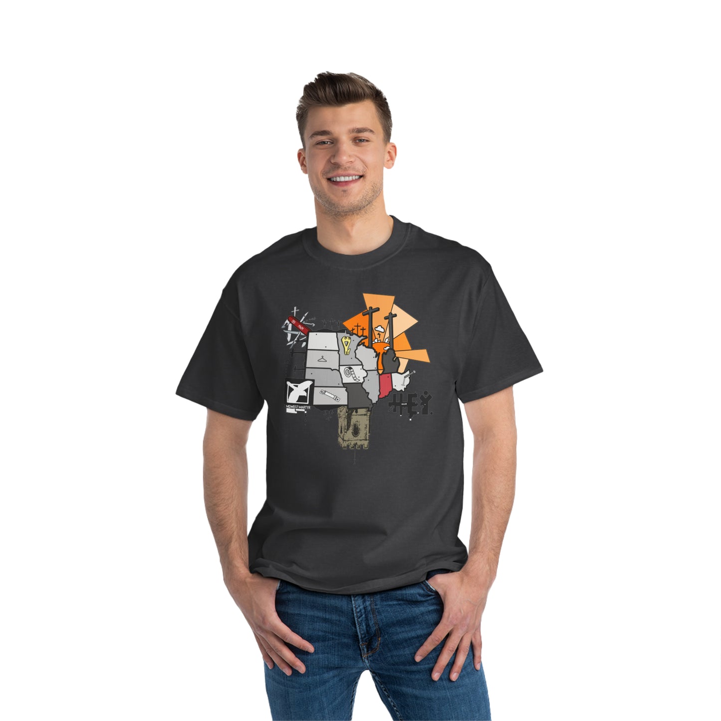 "Midwest Martyr" Beefy-T® Short-Sleeve T-Shirt