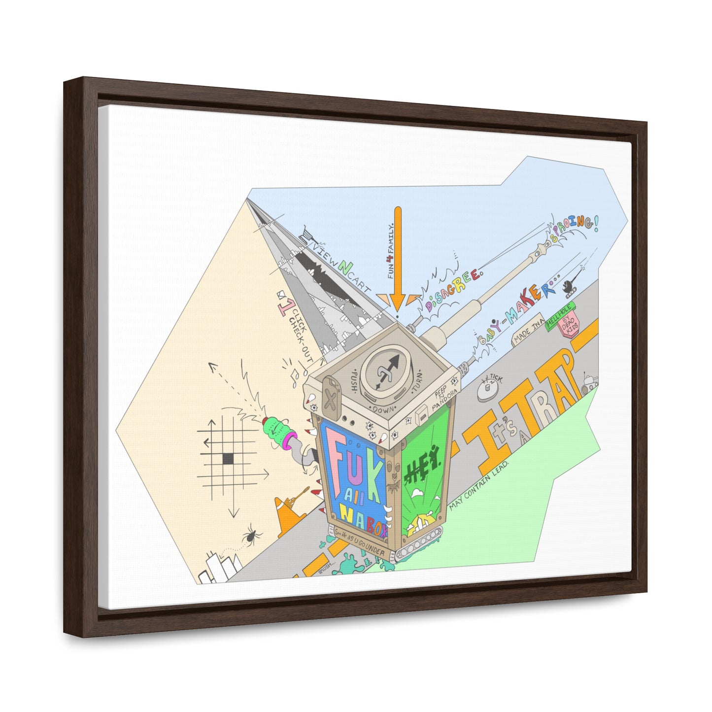 "Baby-Maker" by Sietch Ramshackle Gallery Canvas Wraps, Horizontal Frame
