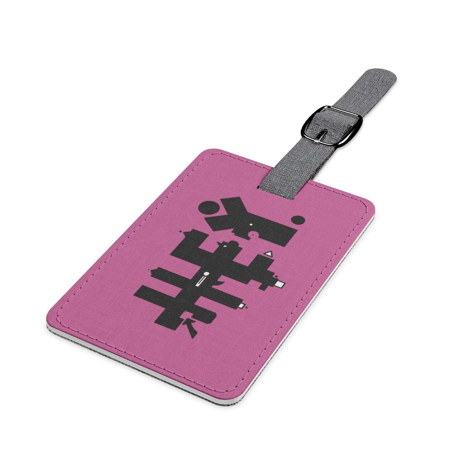 Saffiano Polyester Luggage Tag, Rectangle