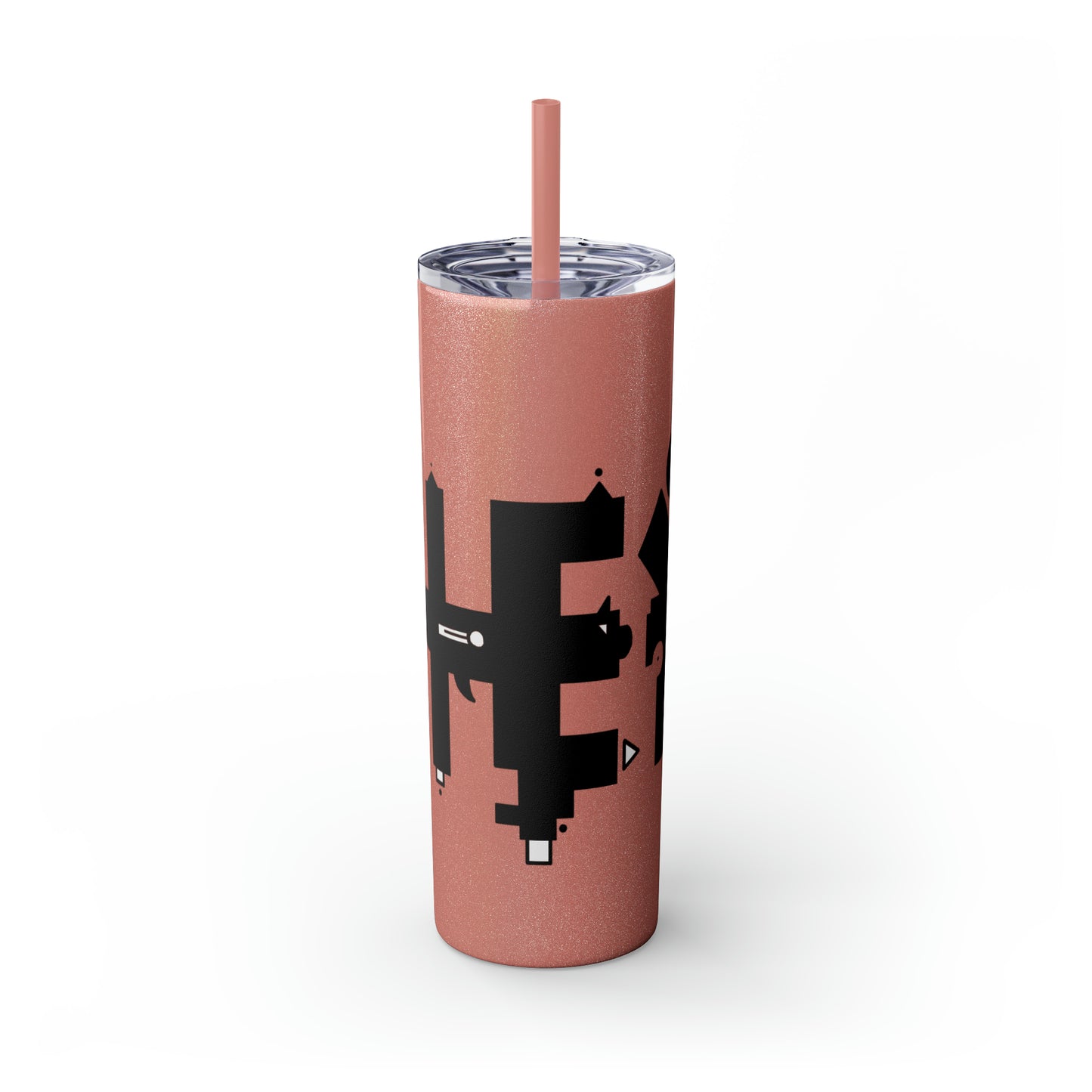 Skinny Tumbler with Straw, 20oz