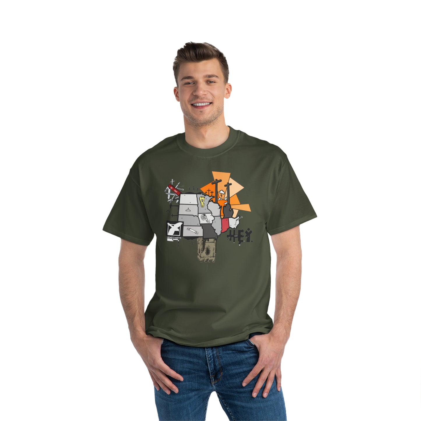 "Midwest Martyr" Beefy-T® Short-Sleeve T-Shirt