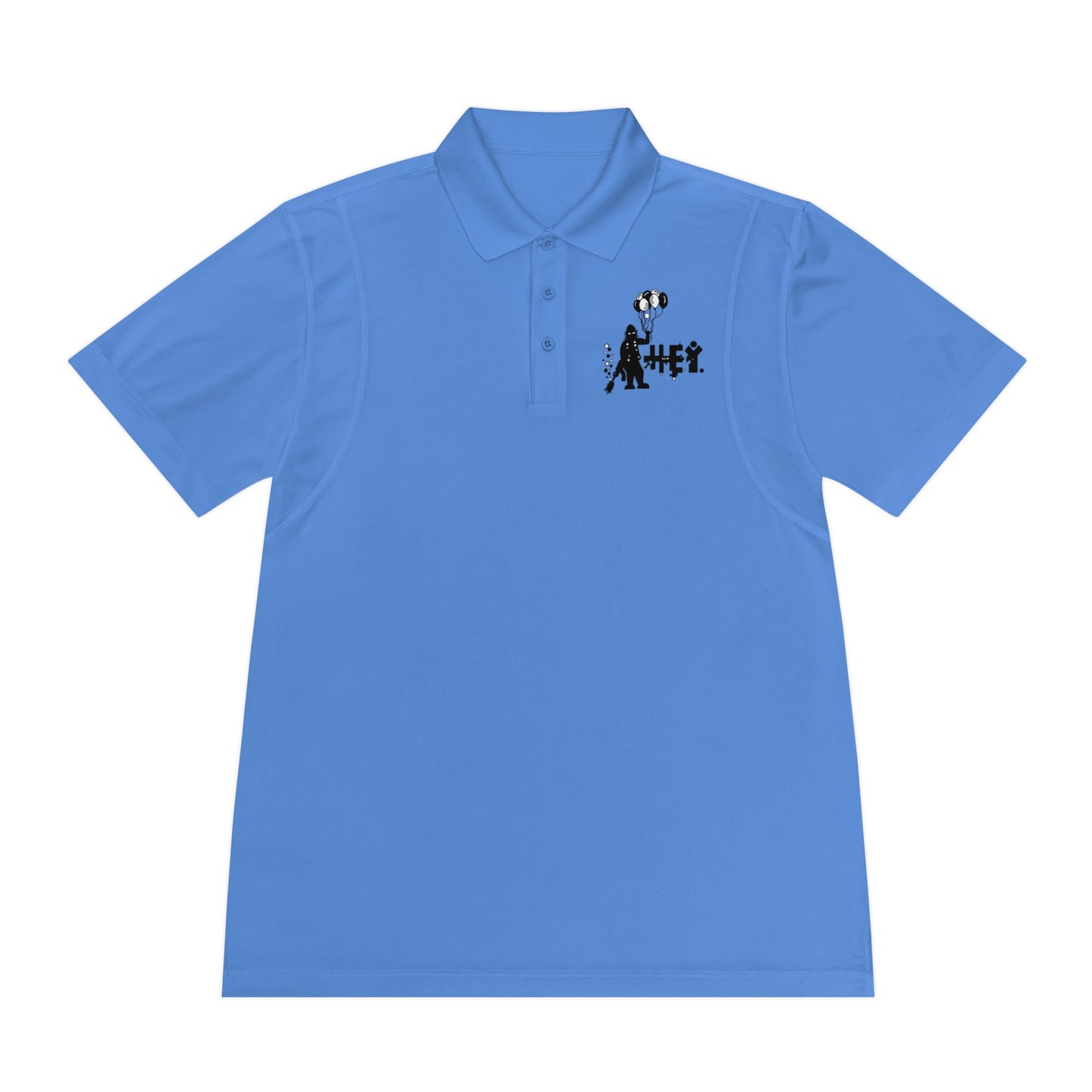 "Hey Balloons" Men's Sport Polo Shirt
