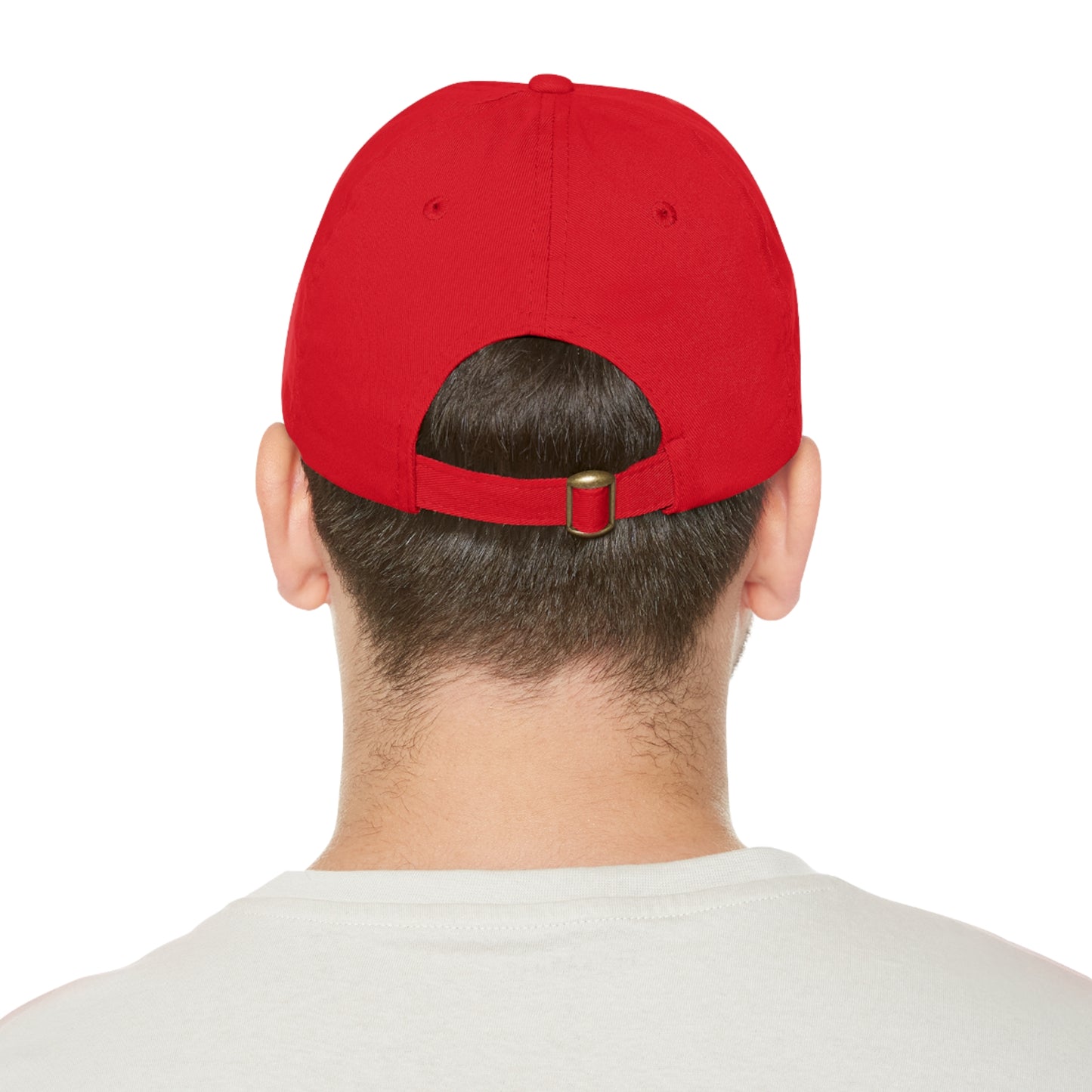 Hey Balloons Logo Dad Hat with Leather Patch (Rectangle)