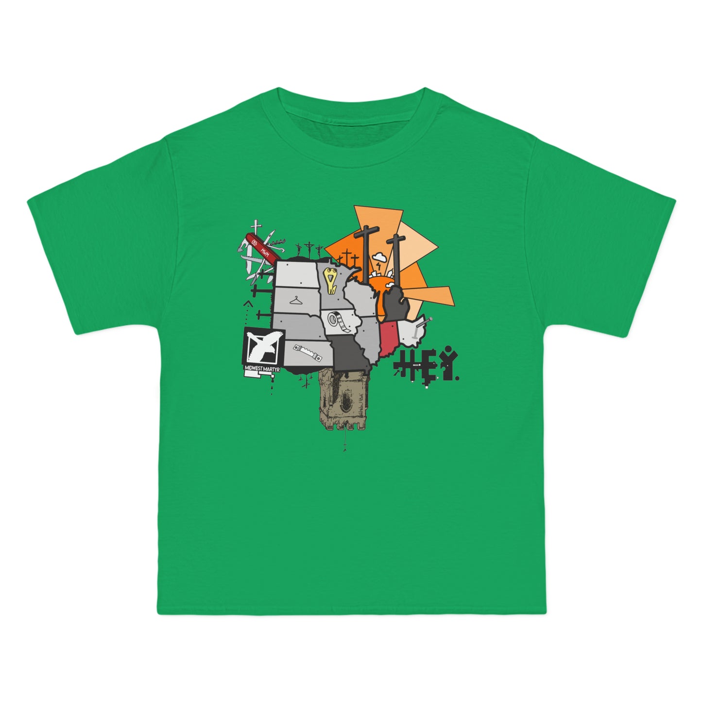 "Midwest Martyr" Beefy-T® Short-Sleeve T-Shirt