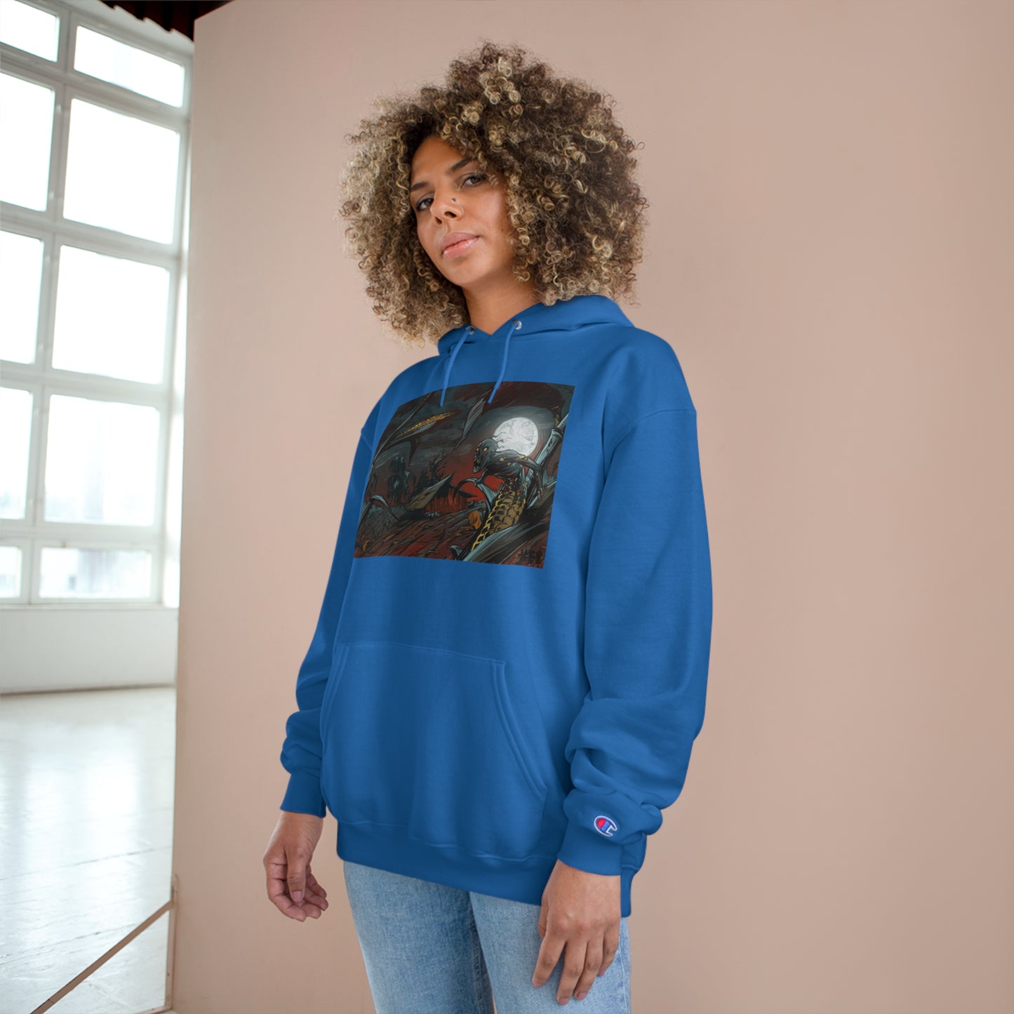 "Hey-Husk" Champion Hoodie