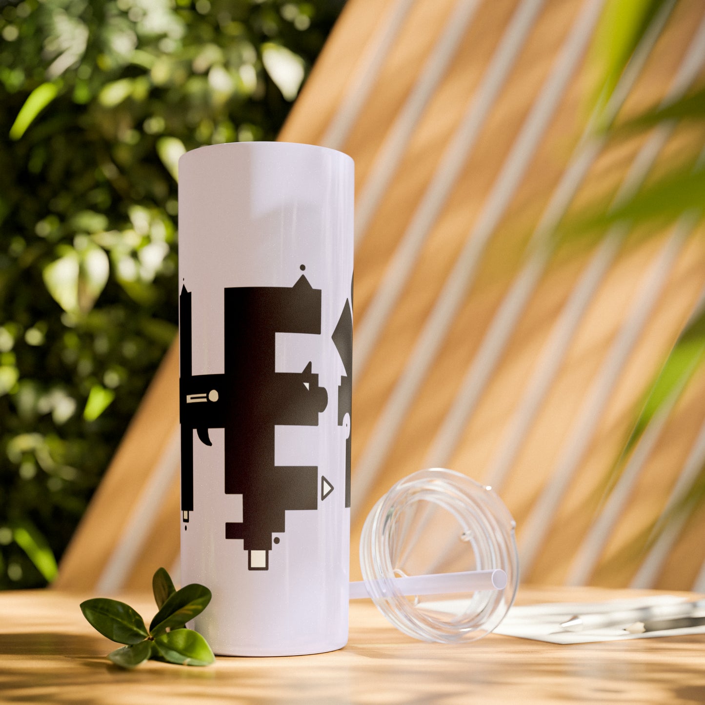 Skinny Tumbler with Straw, 20oz