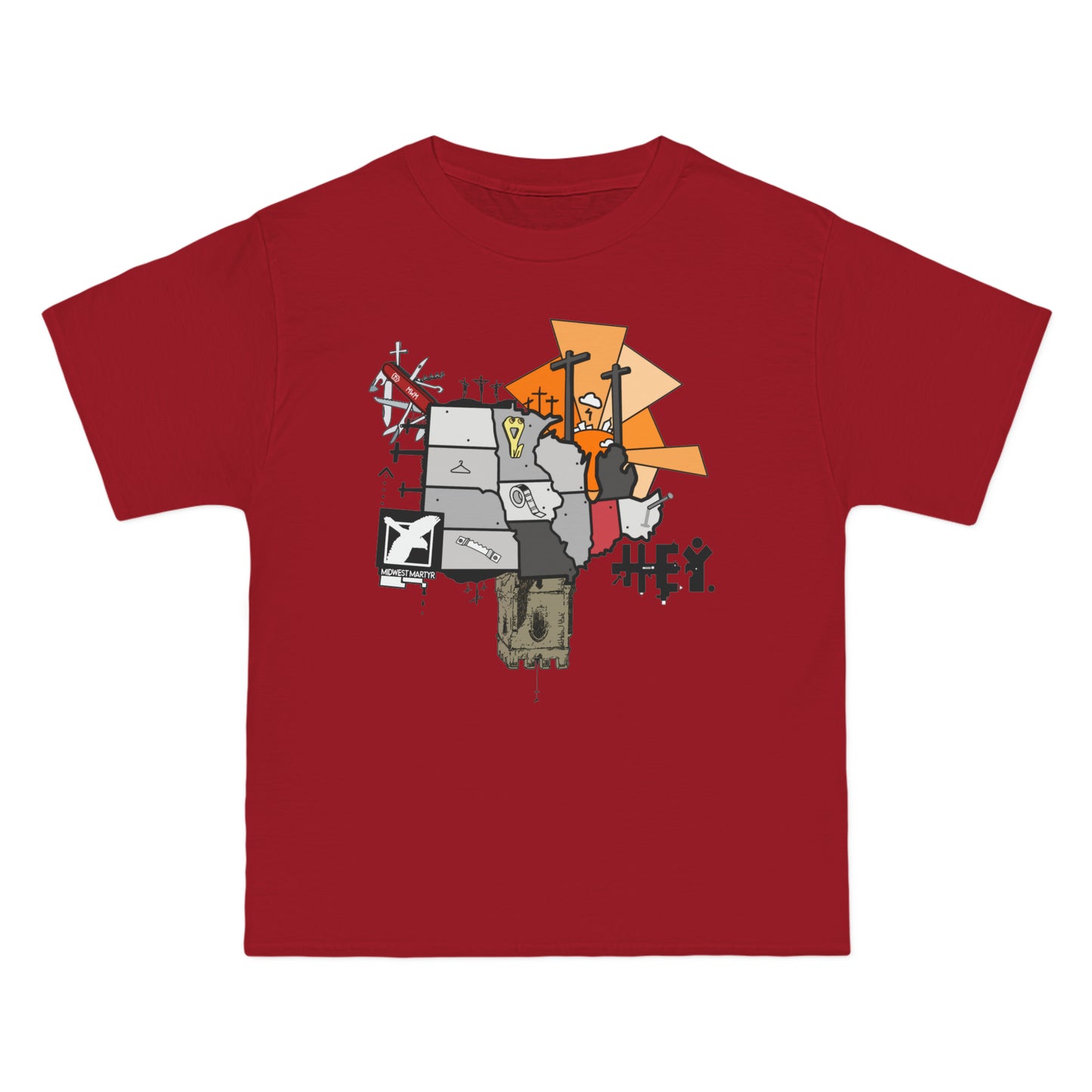 "Midwest Martyr" Beefy-T® Short-Sleeve T-Shirt
