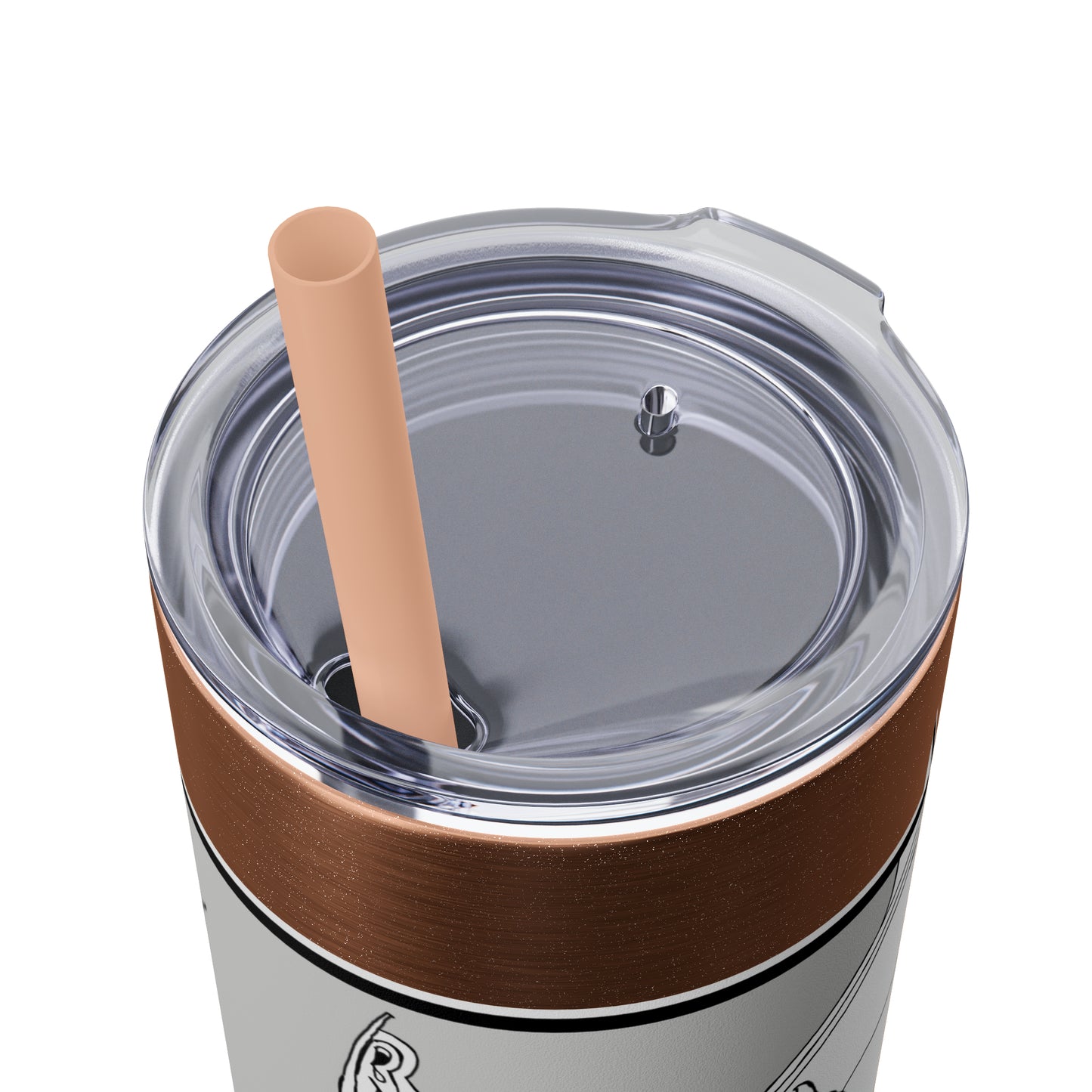Skinny Tumbler with Straw, 20oz
