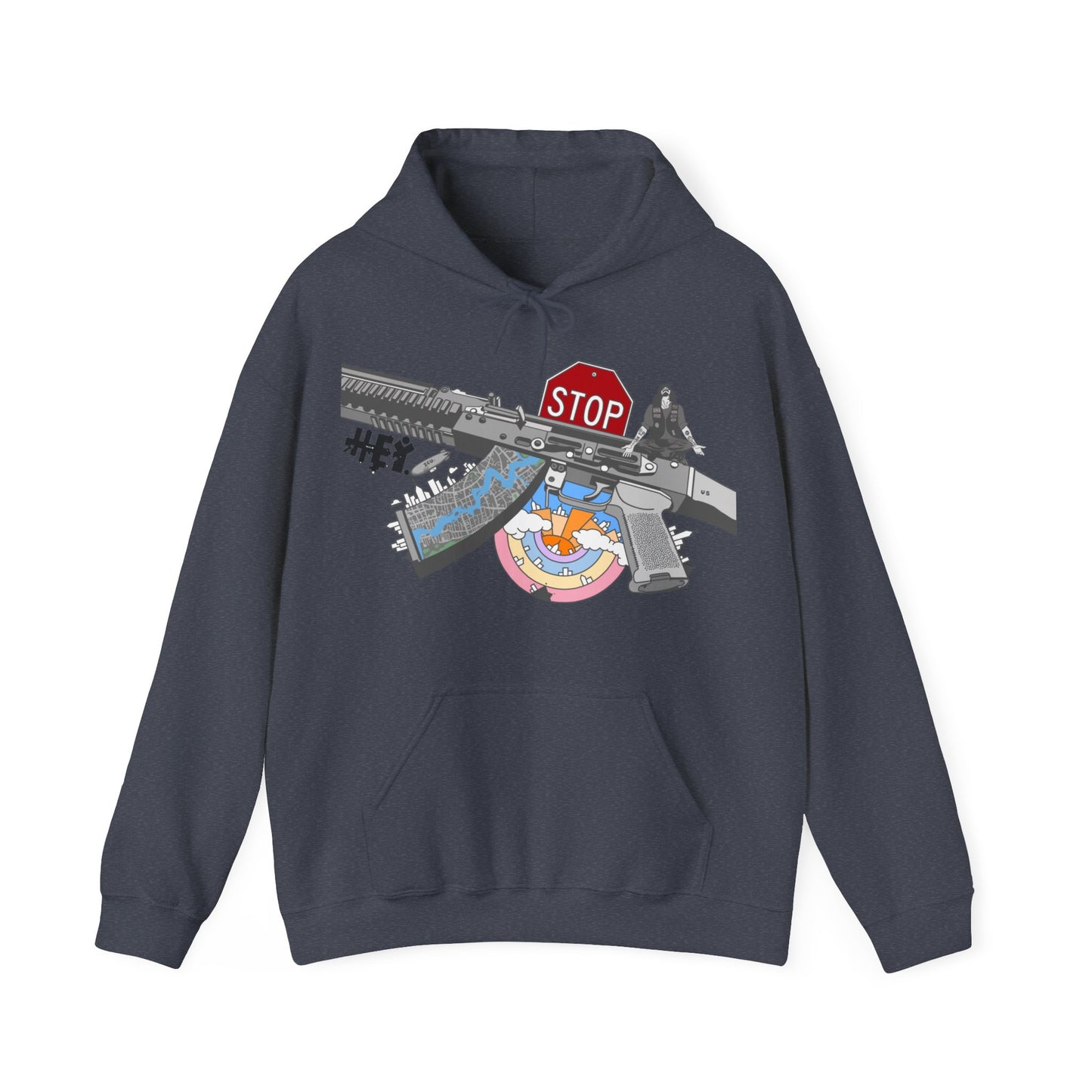 "Just Stop" Unisex Heavy Blend™ Hooded Sweatshirt
