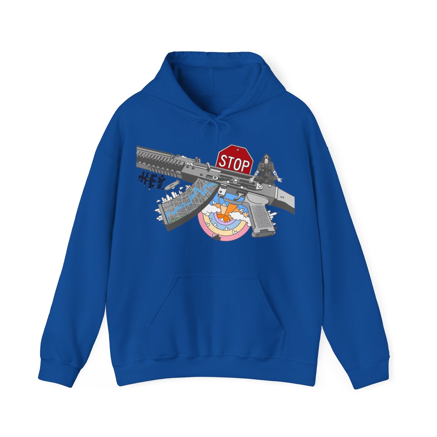 "Just Stop" Unisex Heavy Blend™ Hooded Sweatshirt