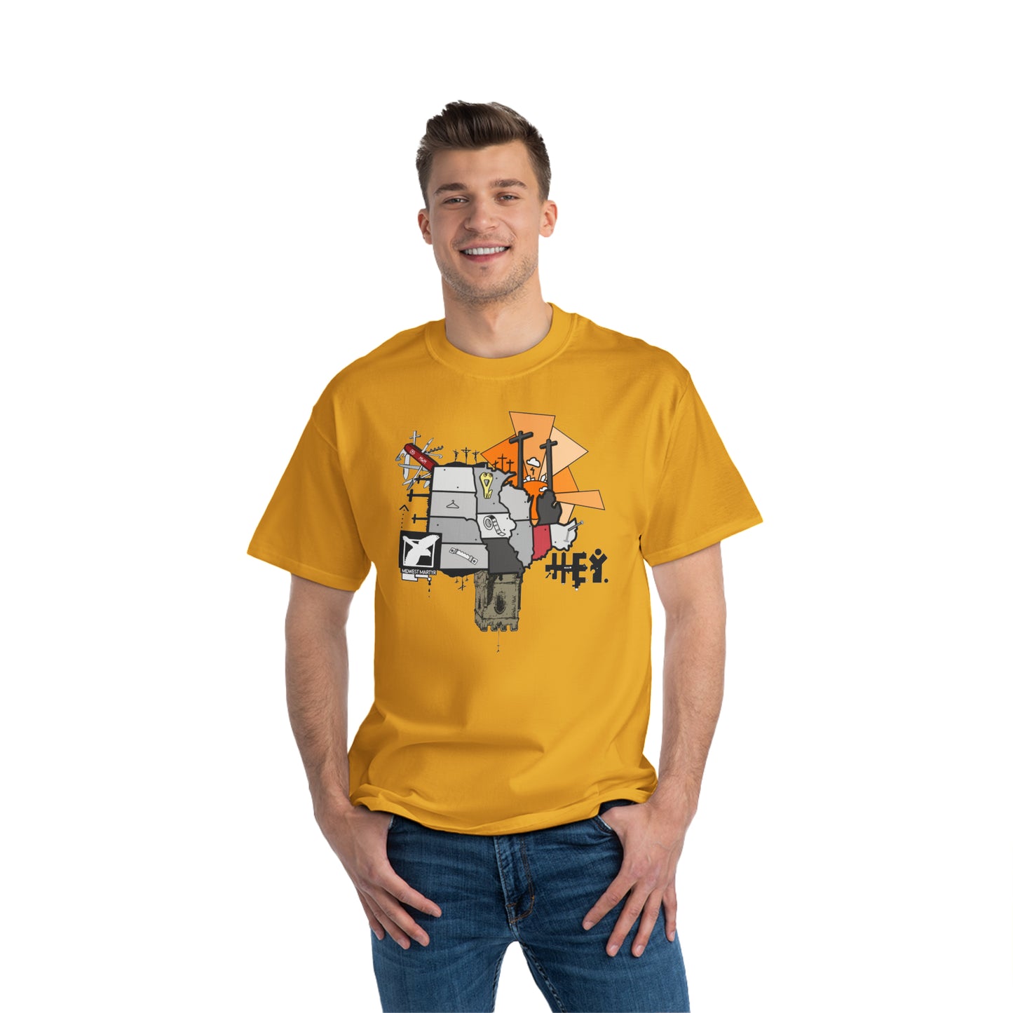 "Midwest Martyr" Beefy-T® Short-Sleeve T-Shirt
