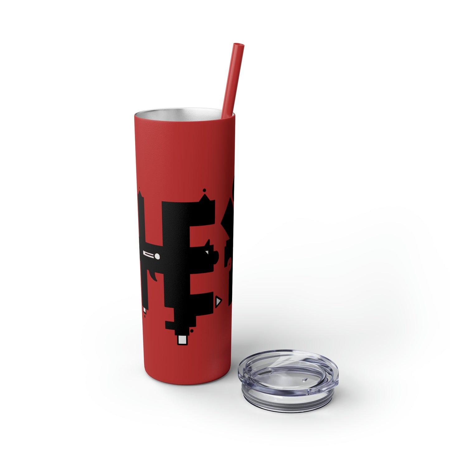 Skinny Tumbler with Straw, 20oz