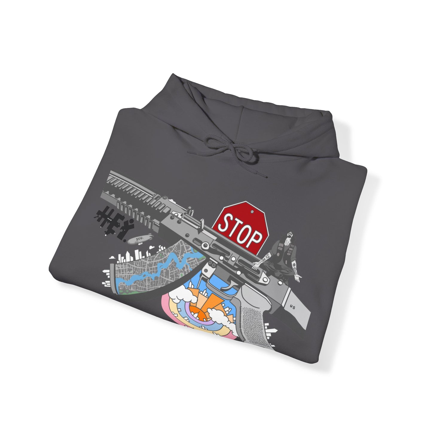 "Just Stop" Unisex Heavy Blend™ Hooded Sweatshirt