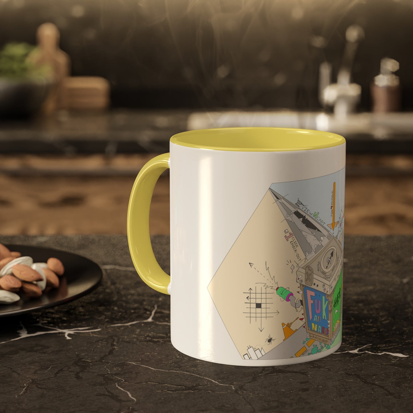 "Baby-Maker" by Sietch Ramshackle Colorful Mugs, 11oz